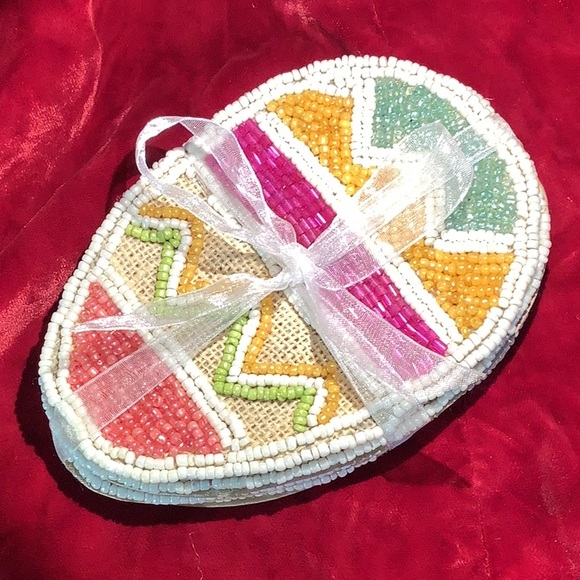 Pier 1 Other - Pier 1 Beaded Easter Coasters